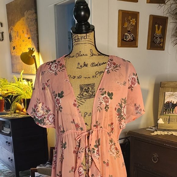 Rose floral cover up Beautiful - Picture 15 of 16